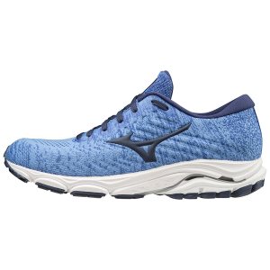 Mizuno Wave Inspire Waveknit Παπουτσια Για Τρεξιμο Γυναικεια - Μπλε